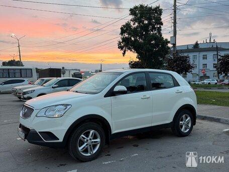 SsangYong / KGM, Actyon, 2000, 149, бензин, внедорожник, механика, передний привод, среднее состояние, левый, белый, 1 200 000 ₽