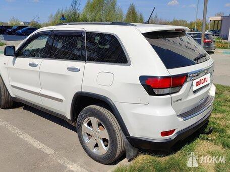 Jeep, Grand Cherokee, 3000, 243, дизель, внедорожник, автомат, полный привод, среднее состояние, левый, белый, 1 250 000 ₽